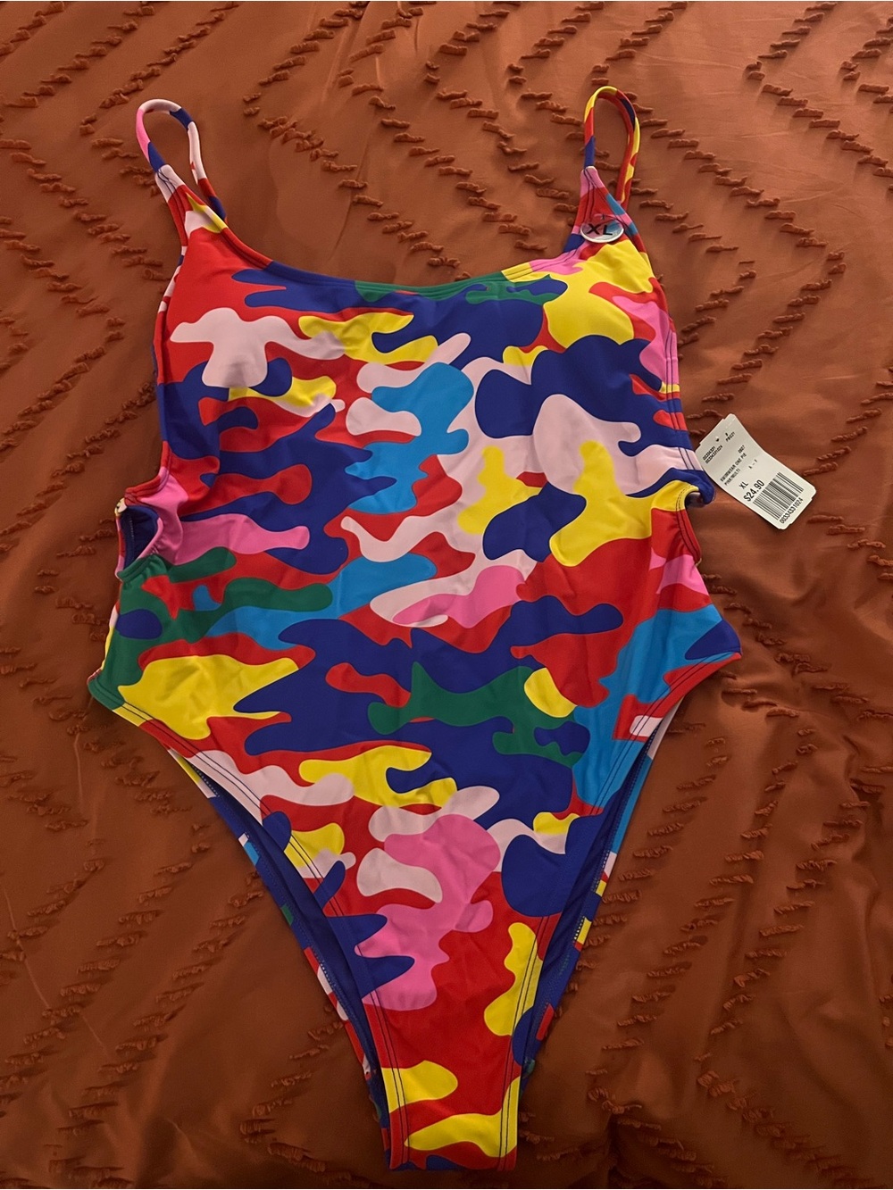 Women’s Multicolor Camo One Piece Swimsuit